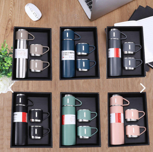 Termo vacuum flask set x 3 pocillos